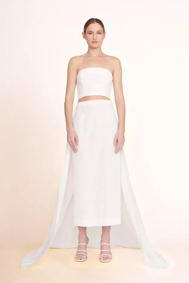Women STAUD Tops NYLA TOP WHITE