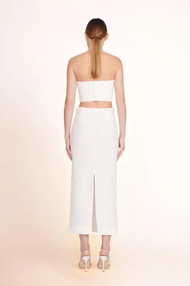 Women STAUD Tops NYLA TOP WHITE