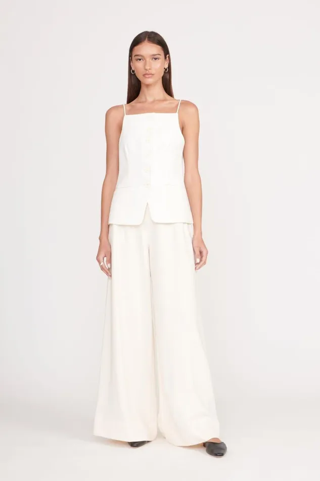 Women STAUD Tops UNA TOP ECRU Women STAUD Tops UNA TOP ECRU