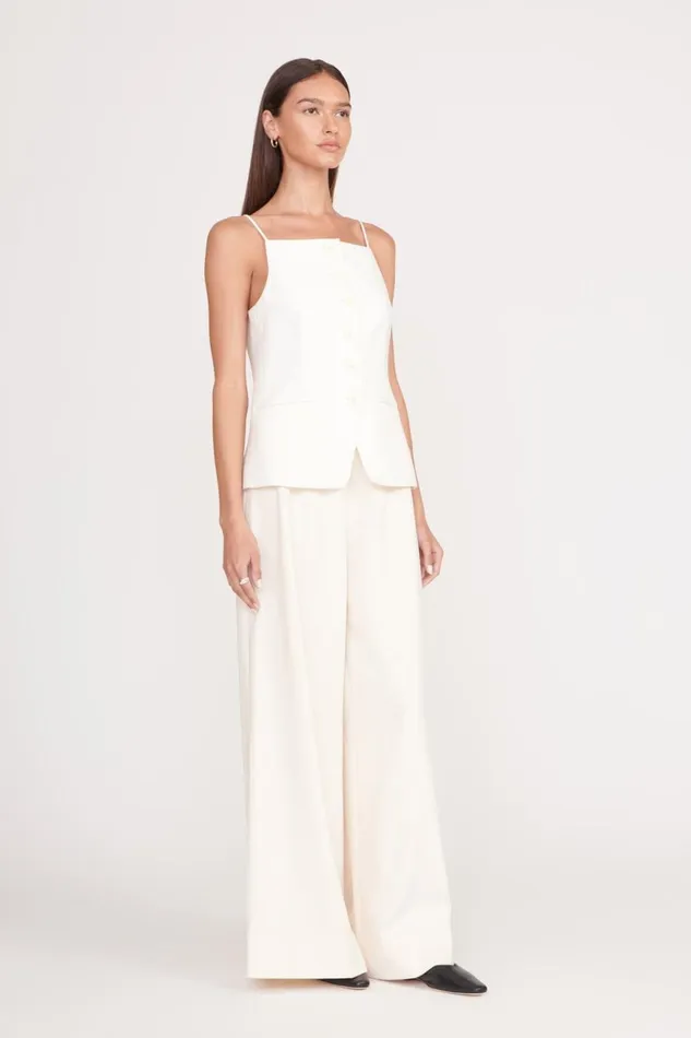 Women STAUD Tops UNA TOP ECRU Women STAUD Tops UNA TOP ECRU