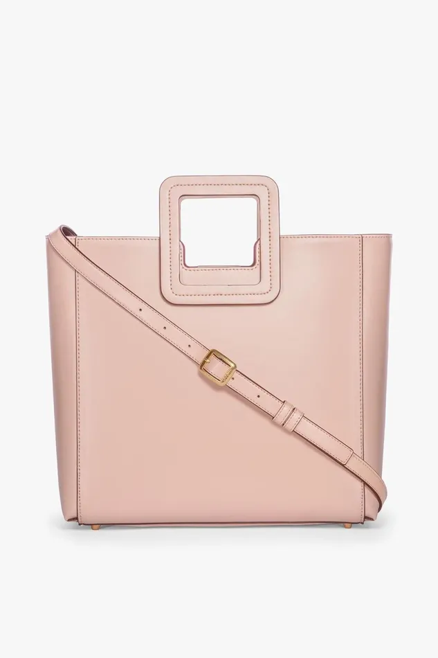 Women STAUD Totes SHIRLEY LEATHER BAG BLUSH