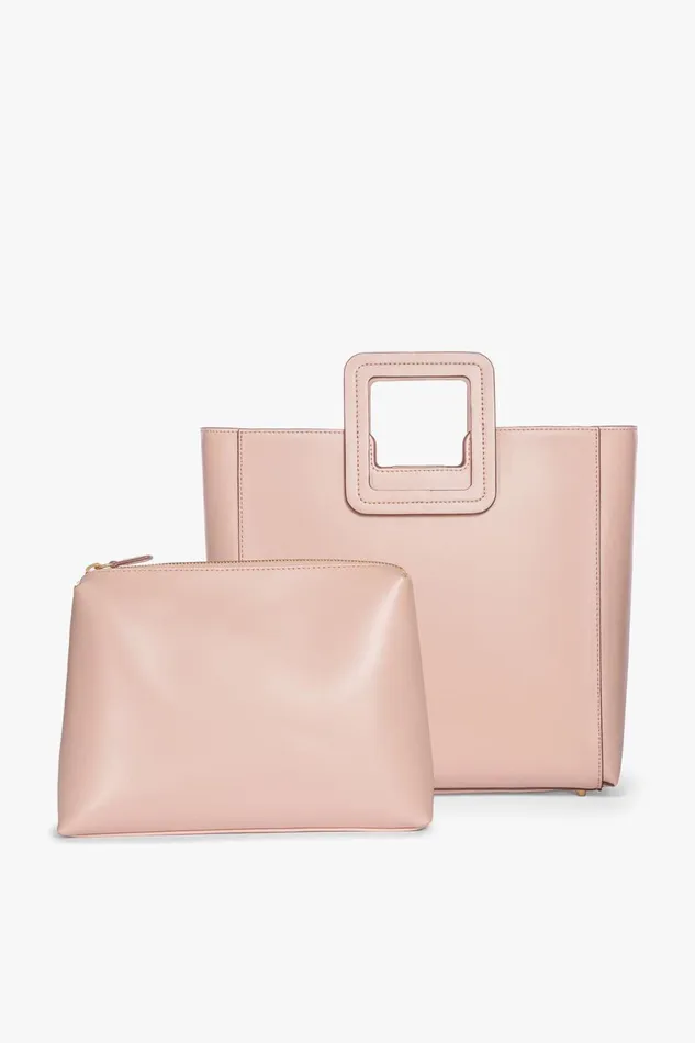 Women STAUD Totes SHIRLEY LEATHER BAG BLUSH