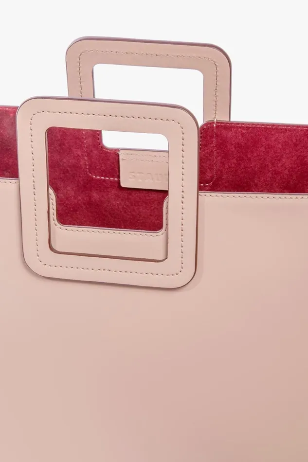 Women STAUD Totes SHIRLEY LEATHER BAG BLUSH