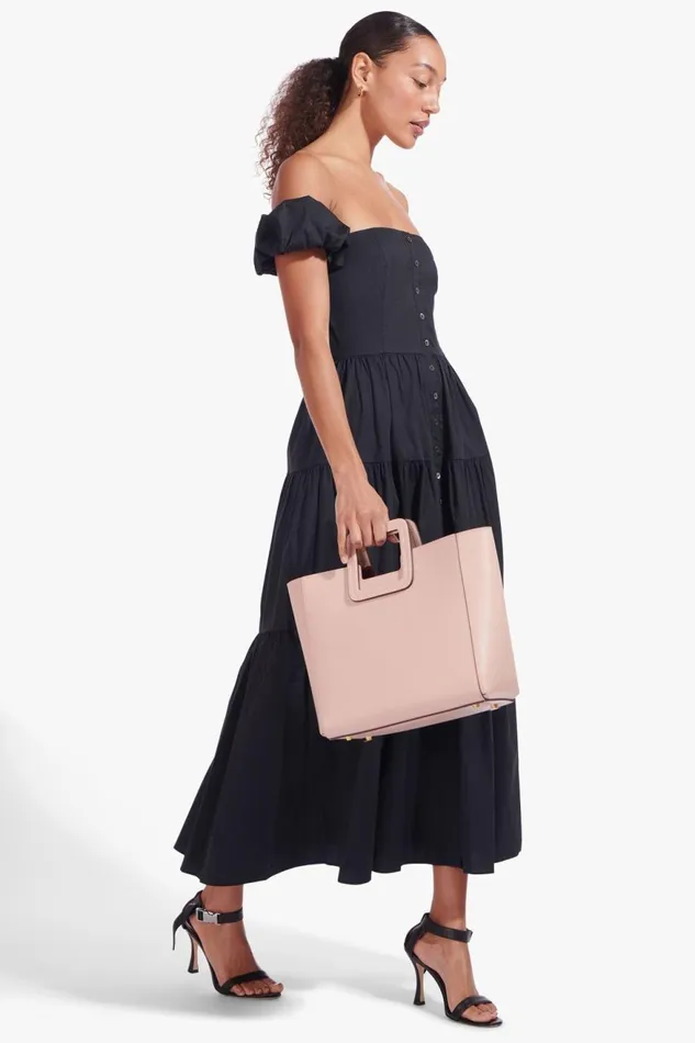 Women STAUD Totes SHIRLEY LEATHER BAG BLUSH