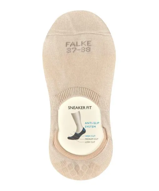 Women Step High Cut Women No Show Socks Cream FALKE No Show Socks