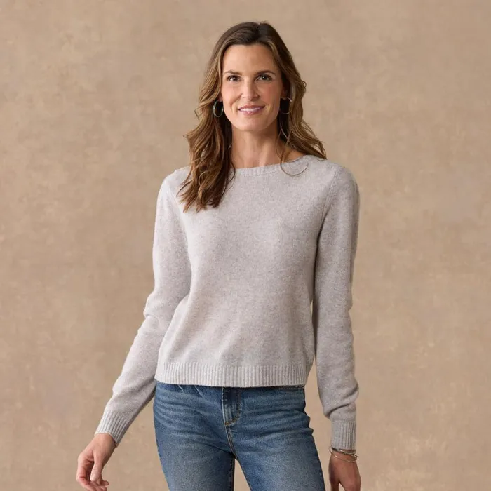 Women Stephany Cashmere Sweater Chambray Sundance Catalog Sweaters Women Stephany Cashmere Sweater Chambray Sundance Catalog Sweaters