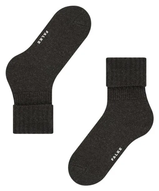Women Striggings Rib Women Socks Anthramel FALKE Socks