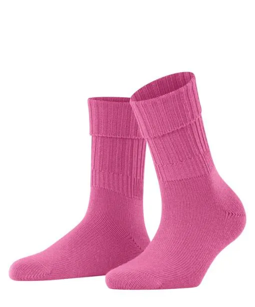 Women Striggings Rib Women Socks Pink FALKE Socks