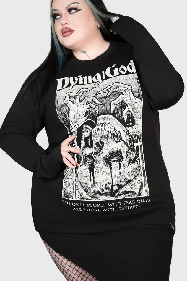 Women Sweaters Killstar Beyond The Void Sweater