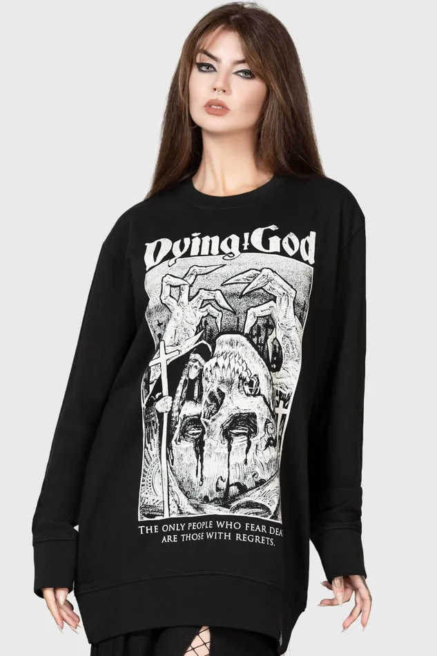 Women Sweaters Killstar Beyond The Void Sweater