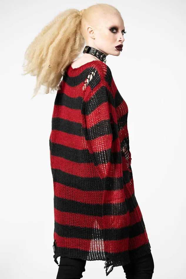 Women Sweaters Killstar Total Horror Knit Sweater