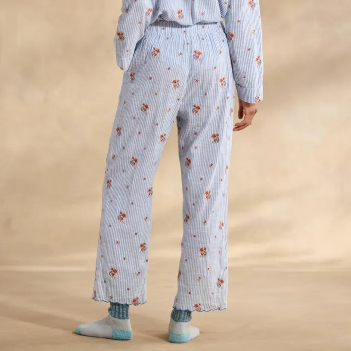 Women Sweet Dreamer Embroidered Pj Bottoms Sky Sundance Catalog Sleep and Lounge Women Sweet Dreamer Embroidered Pj Bottoms Sky Sundance Catalog Sleep and Lounge