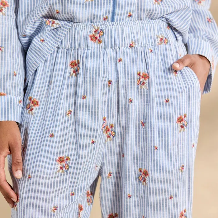 Women Sweet Dreamer Embroidered Pj Bottoms Sky Sundance Catalog Sleep and Lounge Women Sweet Dreamer Embroidered Pj Bottoms Sky Sundance Catalog Sleep and Lounge