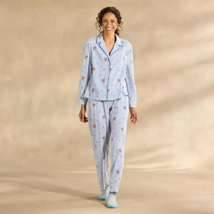 Women Sweet Dreamer Embroidered Pj Bottoms Sky Sundance Catalog Sleep and Lounge Women Sweet Dreamer Embroidered Pj Bottoms Sky Sundance Catalog Sleep and Lounge