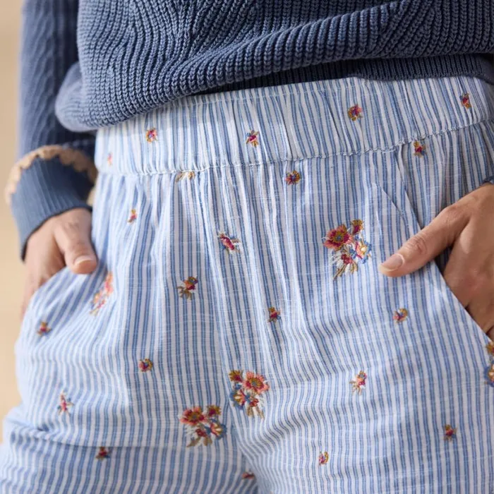 Women Sweet Dreamer Embroidered Pj Shorts Sky Sundance Catalog Sleep and Lounge Women Sweet Dreamer Embroidered Pj Shorts Sky Sundance Catalog Sleep and Lounge