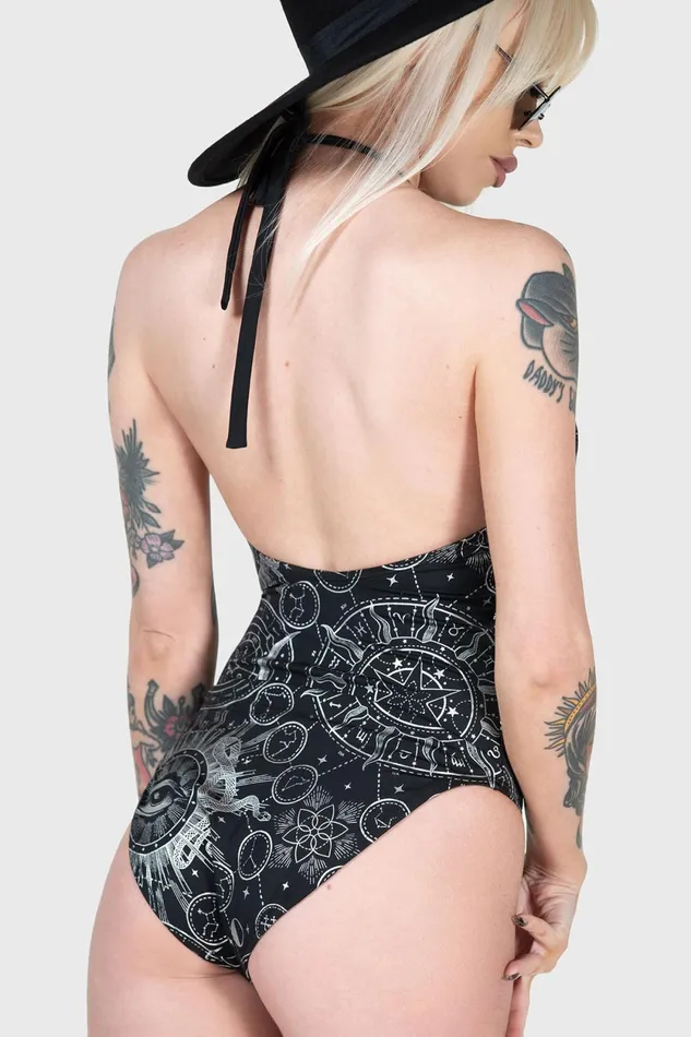 Women Swim Killstar Lunar Tide Swimsuit