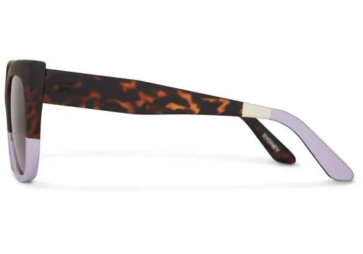 Women Sydney Matte Blonde Tort Light Orchid Fade Grey Gradient TOMS Sunglasses
