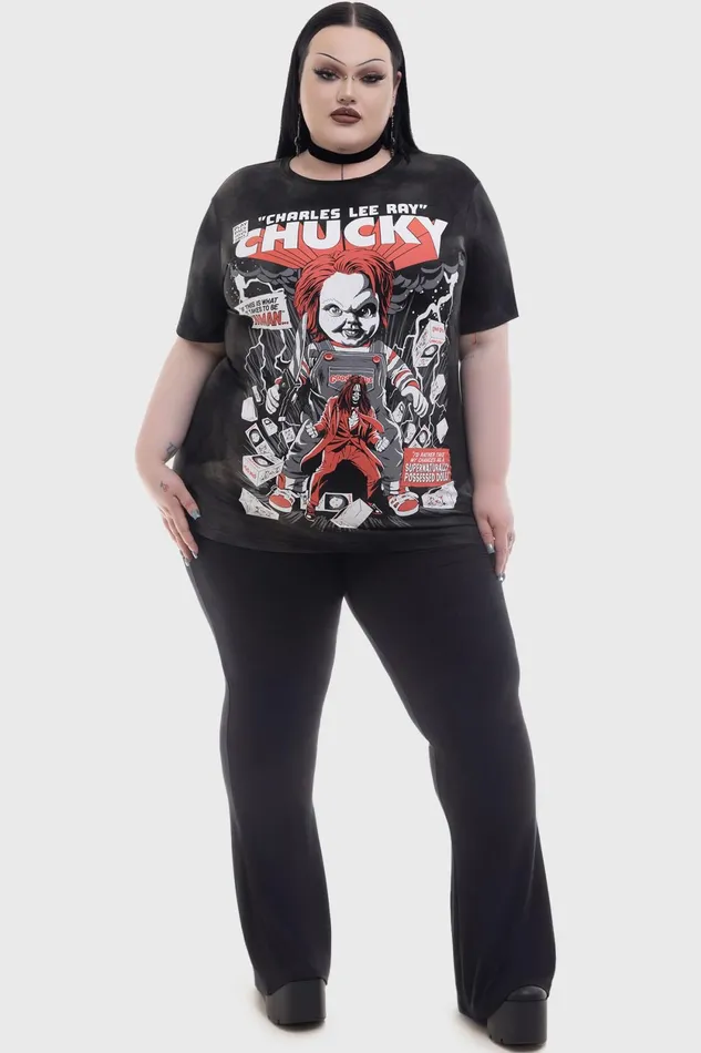 Women TShirts and Vests Killstar Charles Lee Ray TShirt