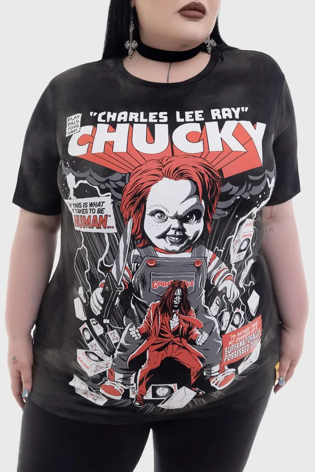 Women TShirts and Vests Killstar Charles Lee Ray TShirt