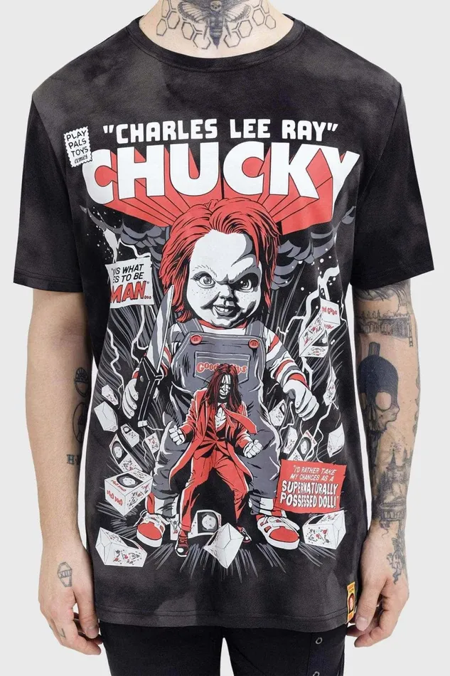 Women TShirts and Vests Killstar Charles Lee Ray TShirt