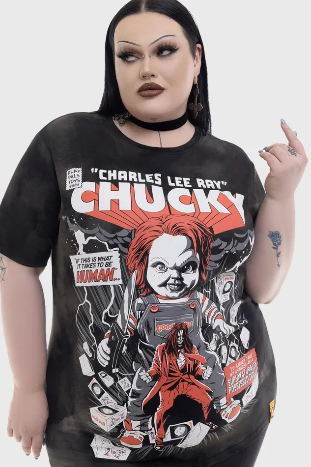 Women TShirts and Vests Killstar Charles Lee Ray TShirt