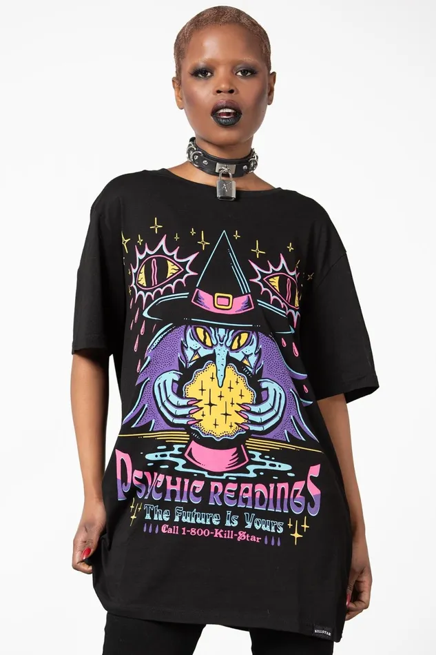 Women TShirts and Vests Killstar Psychic Reading TShirt