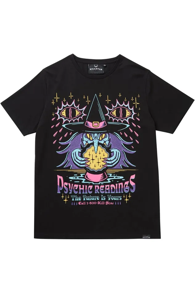 Women TShirts and Vests Killstar Psychic Reading TShirt
