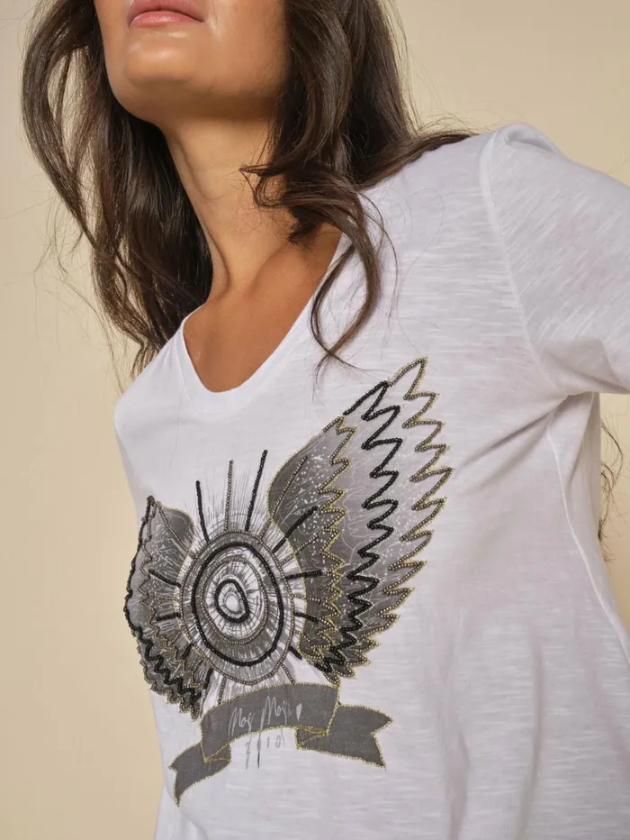 Women Tees MOS MOSH MMGethi OSS Tee White
