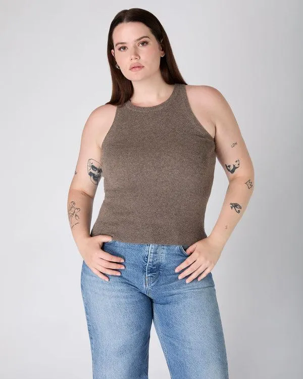 Women The Peony Lim Racer Tank In Peony Oolong Peony Oolong NPeal Tops and Tshirts