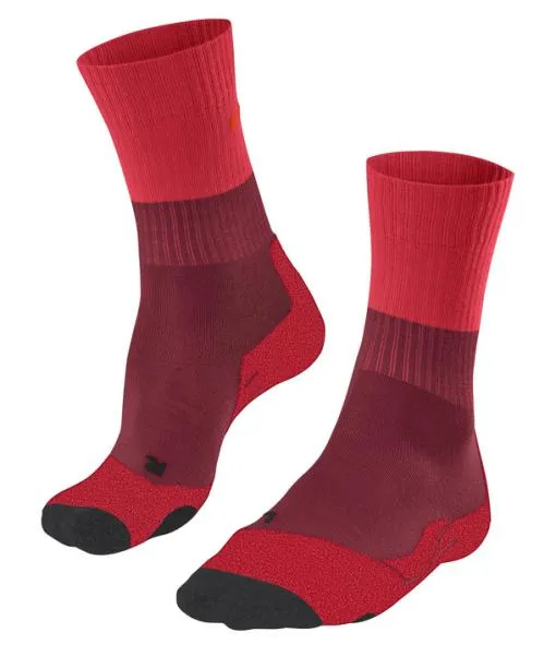 Women TK2 Explore Women Trekking Socks Merlot FALKE Hiking Socks