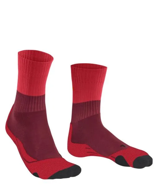 Women TK2 Explore Women Trekking Socks Merlot FALKE Hiking Socks
