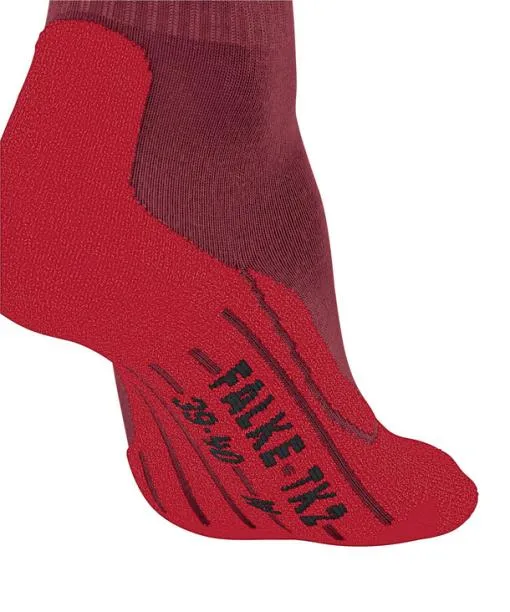 Women TK2 Explore Women Trekking Socks Merlot FALKE Hiking Socks