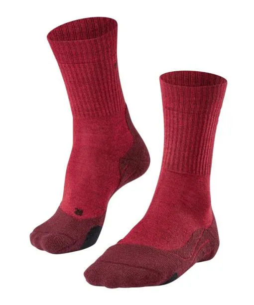 Women TK2 Explore Wool Women Trekking Socks Scarlet FALKE Hiking Socks