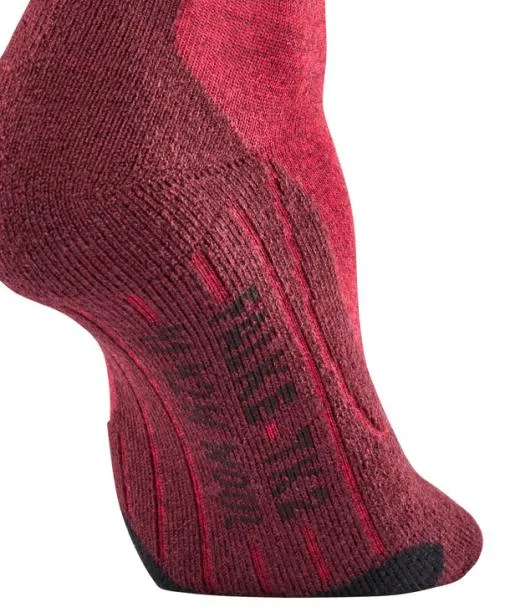 Women TK2 Explore Wool Women Trekking Socks Scarlet FALKE Hiking Socks