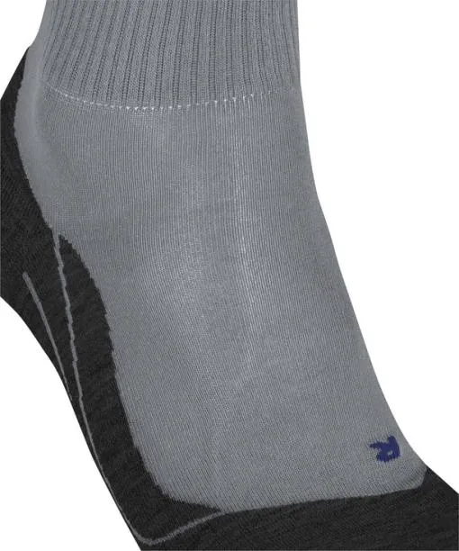 Women TK5 Wander Cool Short Women Trekking Short Sock Hematite FALKE Hiking Socks