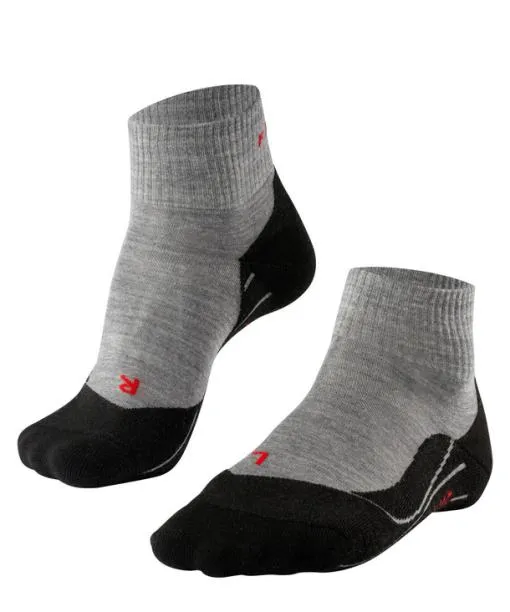 Women TK5 Wander Short Women Trekking Short Sock Light Grey FALKE Hiking Socks Women TK5 Wander Short Women Trekking Short Sock Light Grey FALKE Hiking Socks