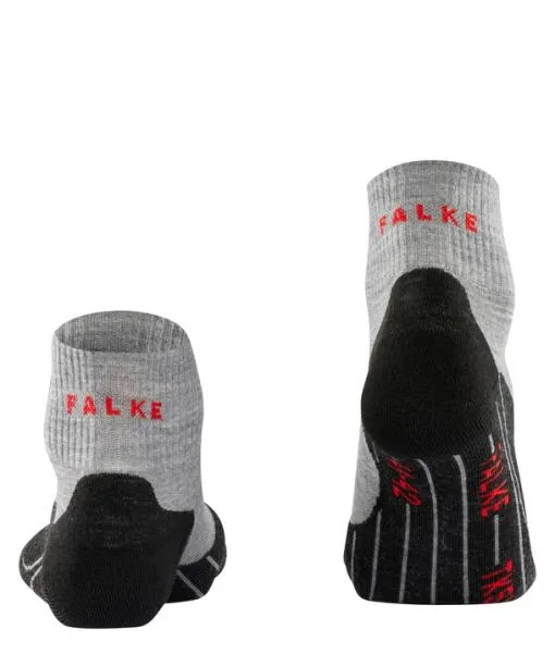 Women TK5 Wander Short Women Trekking Short Sock Light Grey FALKE Hiking Socks
