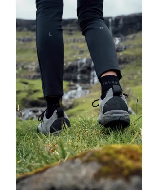 Women TK5 Wander Short Women Trekking Short Sock Light Grey FALKE Hiking Socks