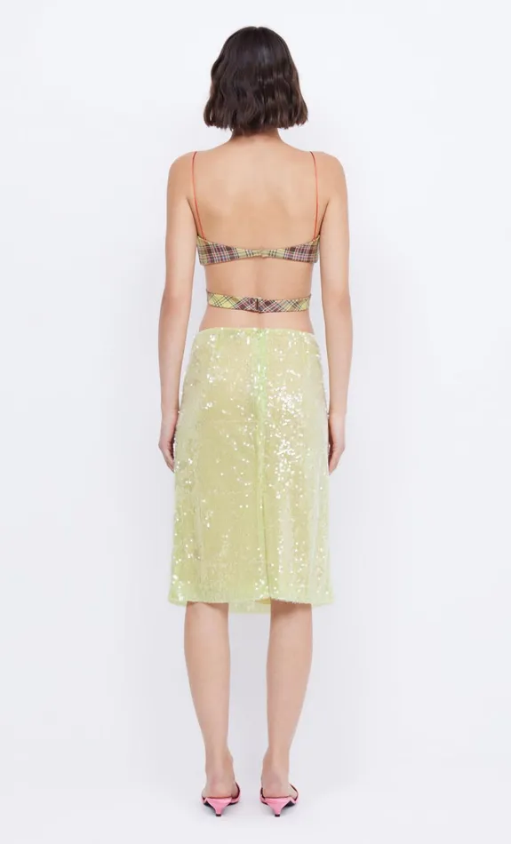 Women Tops Bec Bridge FARIDA TWIST CROP Citrus Sorbet