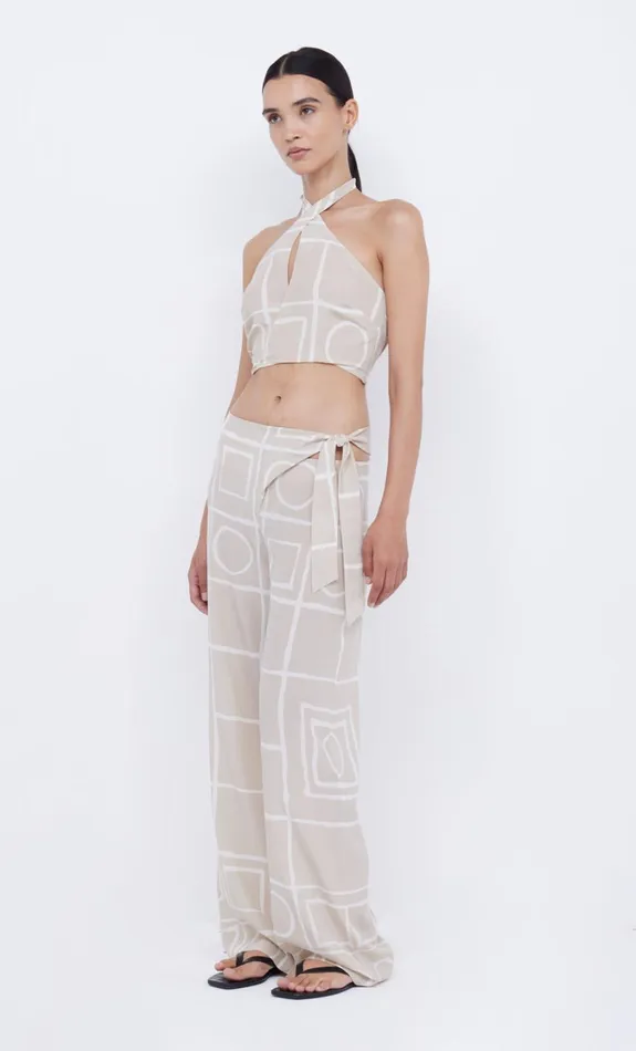 Women Tops Bec Bridge SALMA HALTER TOP Checkers