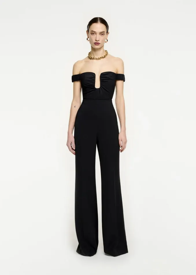 Women Tops Roland Mouret Off The Shoulder Stretch Cady Top