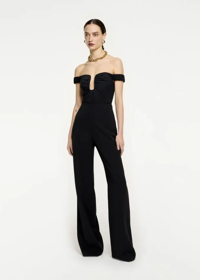Women Tops Roland Mouret Off The Shoulder Stretch Cady Top