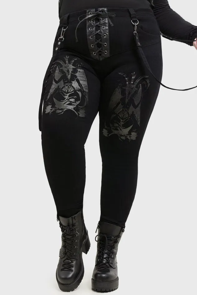 Women Trousers and Jeans Killstar Baphster Jeans