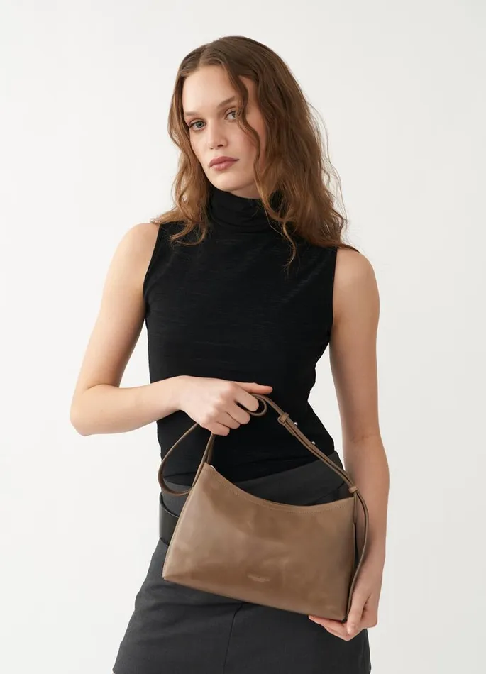 Women Vagabond Bags NAPLES BAG Light Brown Brushoff Leather
