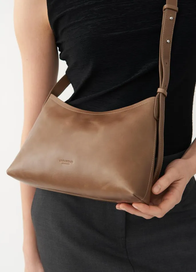 Women Vagabond Bags NAPLES BAG Light Brown Brushoff Leather