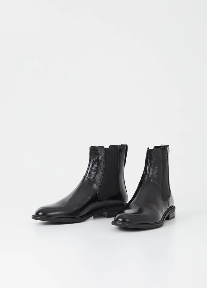 Women Vagabond Boots FRANCES 20 BOOTS Black Patent Leather