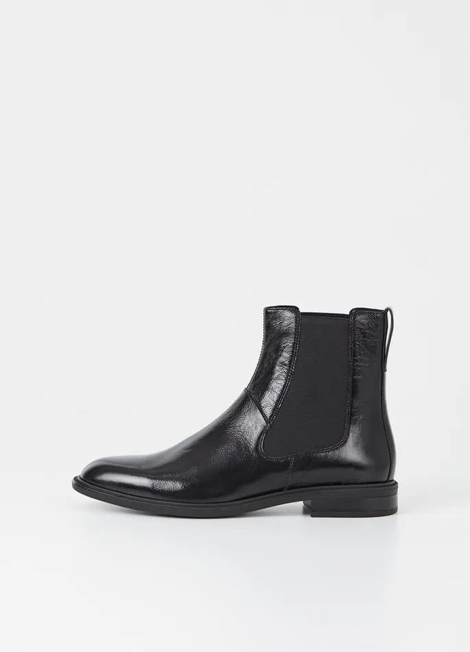 Women Vagabond Boots FRANCES 20 BOOTS Black Patent Leather