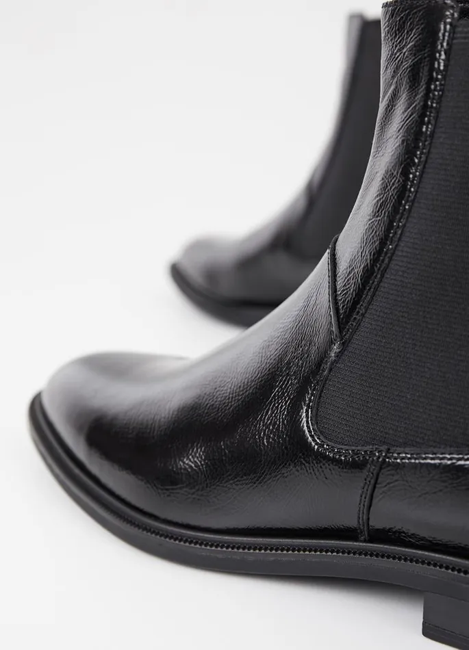 Women Vagabond Boots FRANCES 20 BOOTS Black Patent Leather