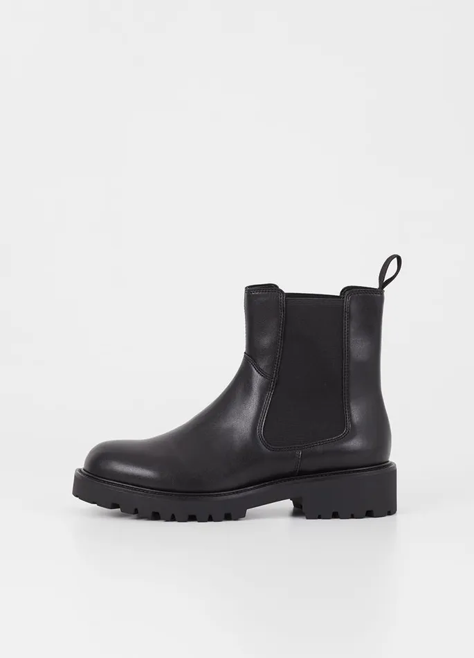 Women Vagabond Boots KENOVA BOOTS Black Leather Imitation