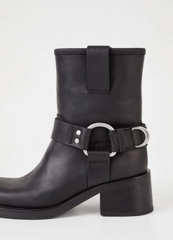 Women Vagabond Boots NOUR BOOTS Black Leather